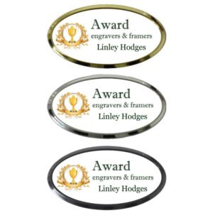 Oval Name Badges