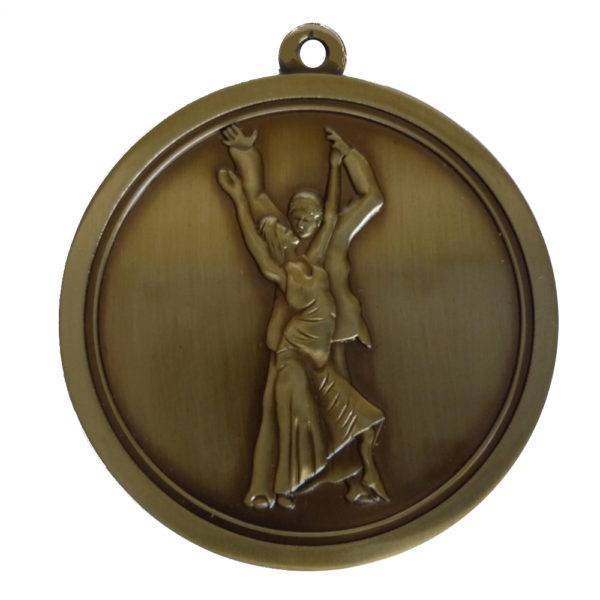 Hi-Relief Ballroom Dancing Medal