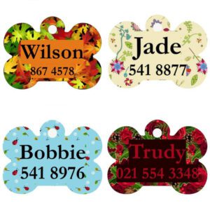 Bone Designer Pet Tags