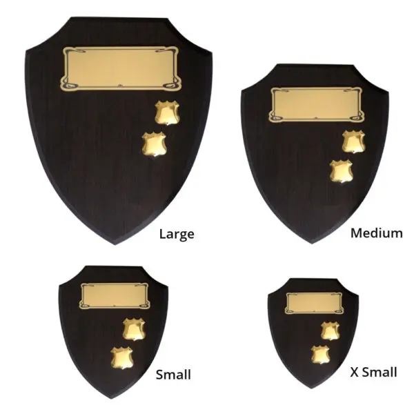 Dark Walnut Shield