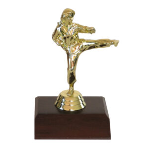 Karate Girl Figurine