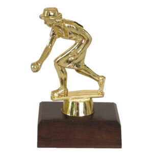 Female Lawn Bowls Figurine