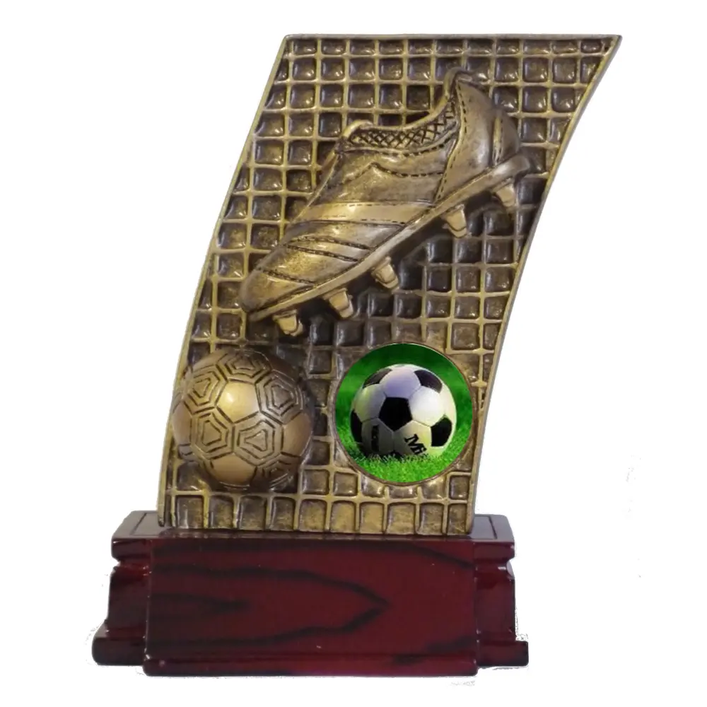 Soccer Net Trophy Resin Soccer Net Trophy