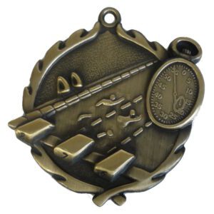 3D Gold Swimming Medal