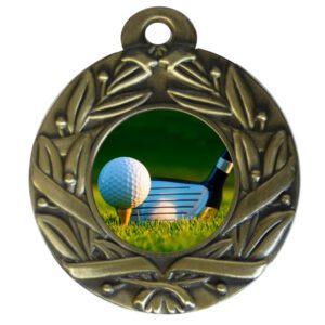 25mm Insert Golf Medal