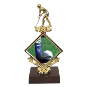 Hockey Star Insert Trophy-Hockey Male