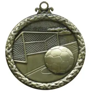 Gold Wreath Soccer Medal