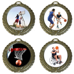 50mm Insert Basketball Medal