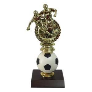 Spinning Soccer Figurine Trophy-Soccer Players