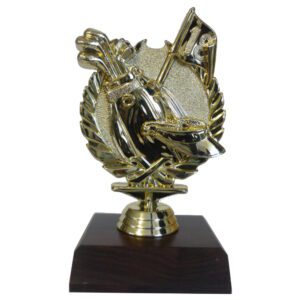 Golf Wreath Figurine