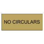 Gold with black text