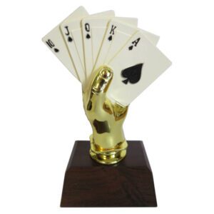 Card Hand Figurine