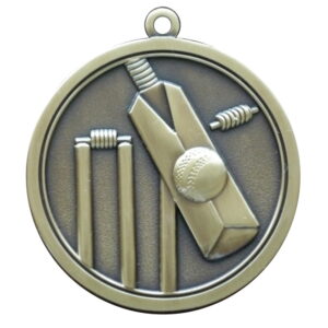 Hi-Relief Cricket Medal