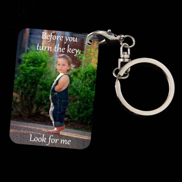 Safety Message key chain
