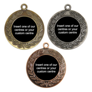 Antique Wreath Insert Medals