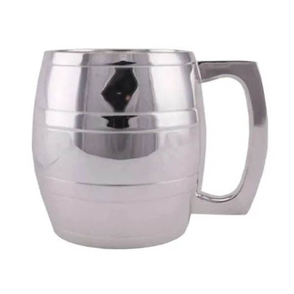 Silver Plated Barrel Tankard