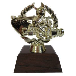 Go Kart Wreath Figurine