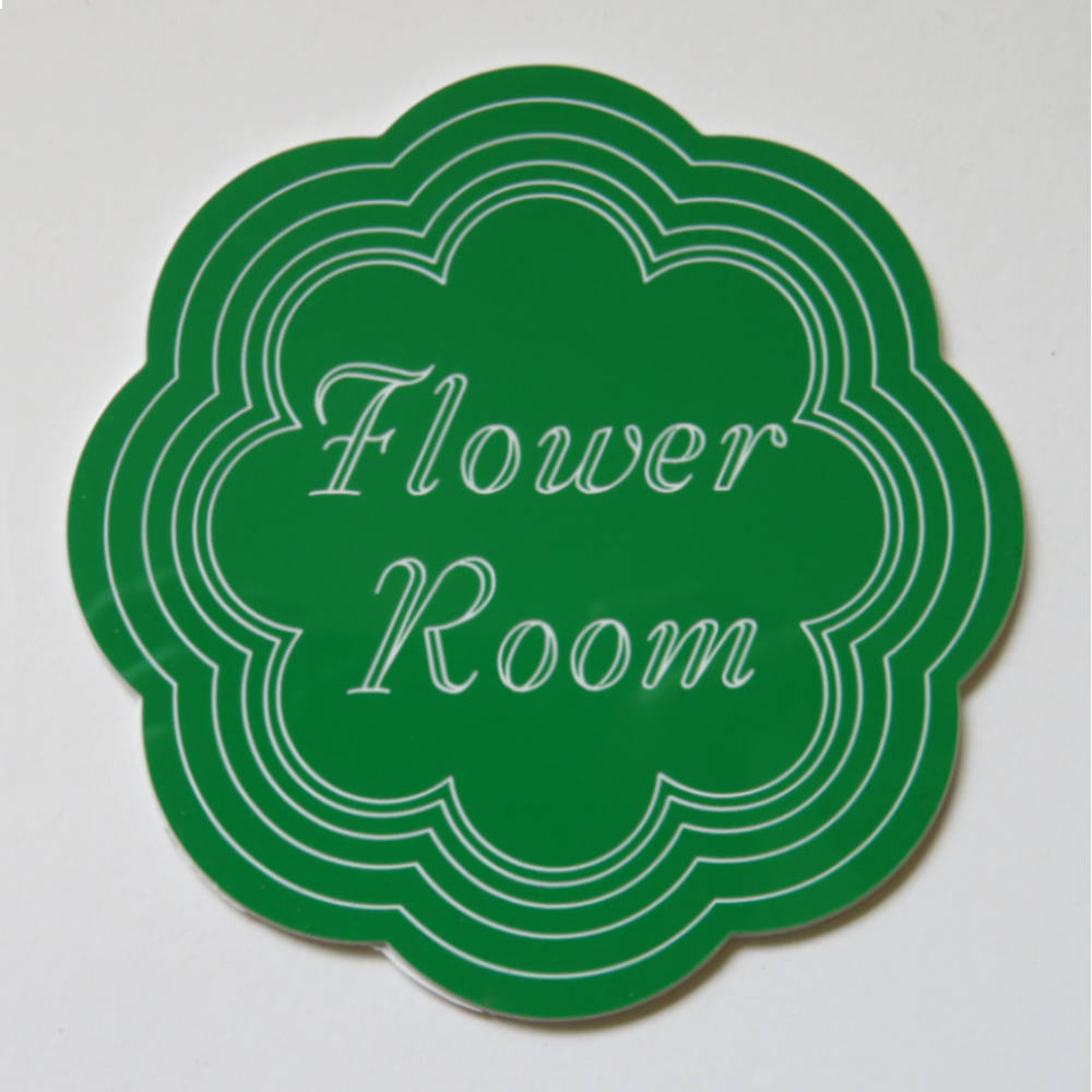 Engraved Signs and Labels Green with White