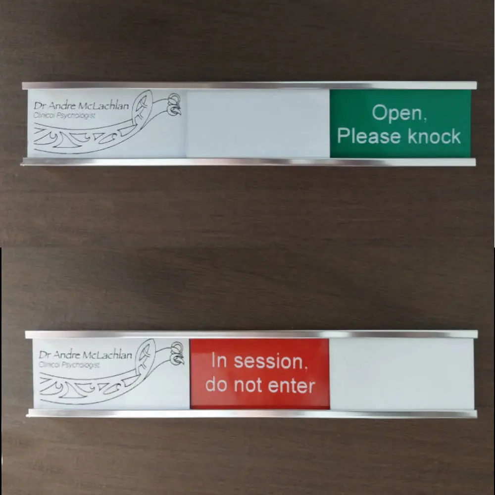 Engraved Sliding Sign Engraved Sliding Sign