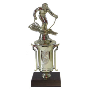 Snow Skier Trophy Cup