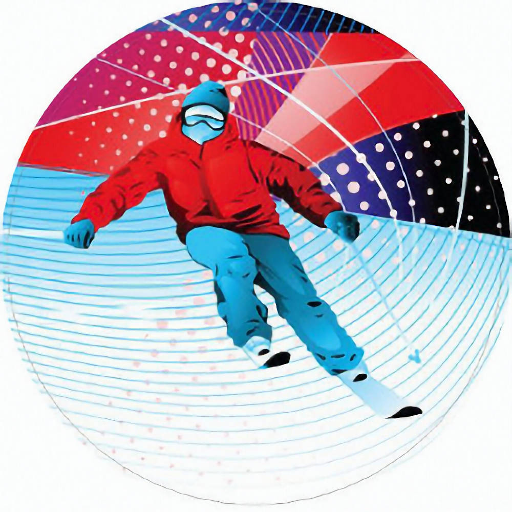 Snow skier