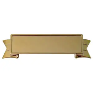 Shield Ribbon Holder-Gold