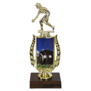 Lawn Bowls Insert Trophy-Female