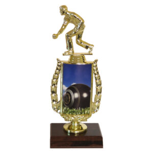 Lawn Bowls Insert Trophy-Male