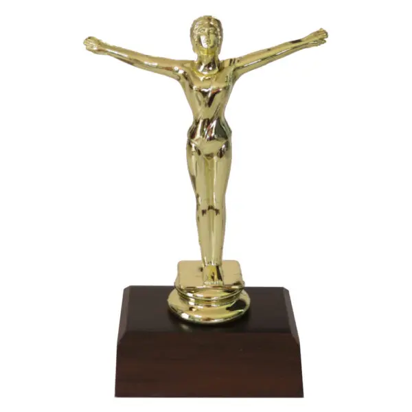 Gymnastics Female Salute Figurine