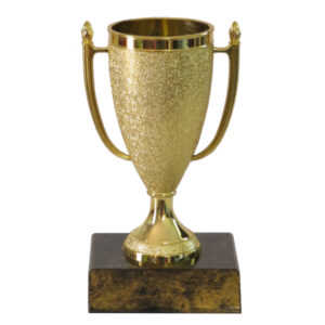 Gold Stipple Trophy Cup