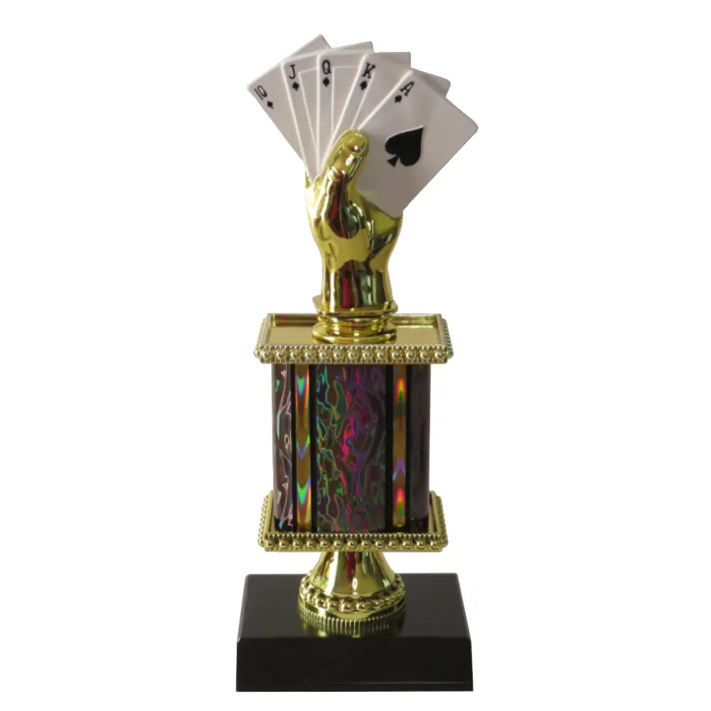 Card Hand Award Coloured Card Hand Award