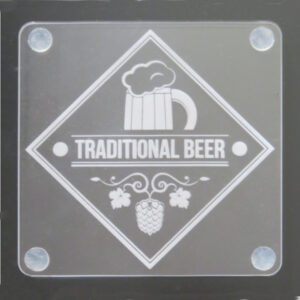 Laser Engraved Acrylic Coaster-Beer