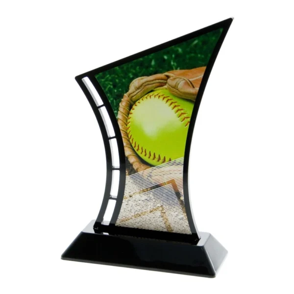 Acrylic Softball Award