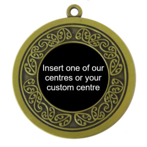 Koru Insert Medals-Large Gold
