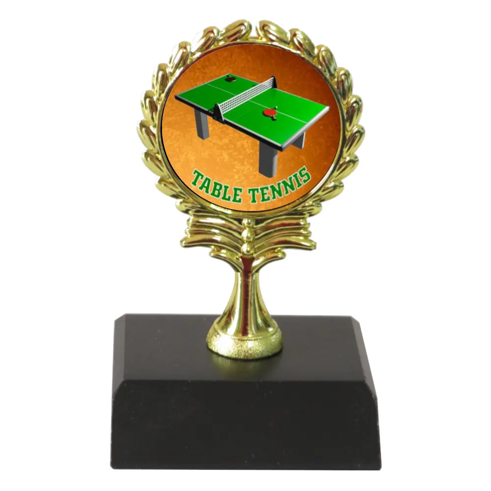 Table Tennis Insert Trophy Table Tennis Insert Trophy-Table tennis Table-Green