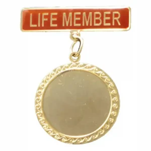 Life Member Badge - Red