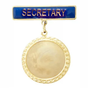 Secretary Badge - Blue