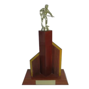 Solid Wood Billiards Trophy