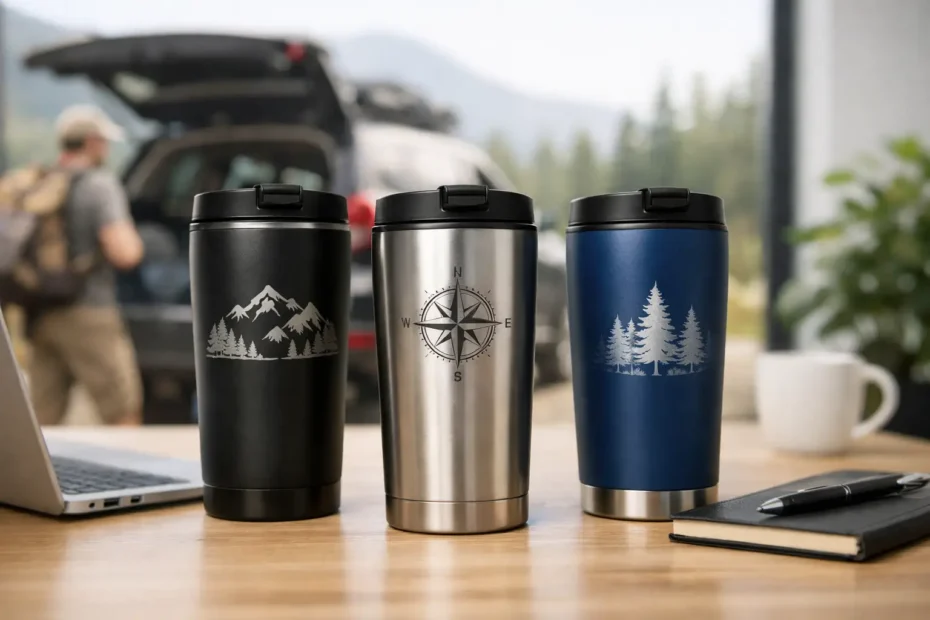 Custom Engraved Travel Mugs
